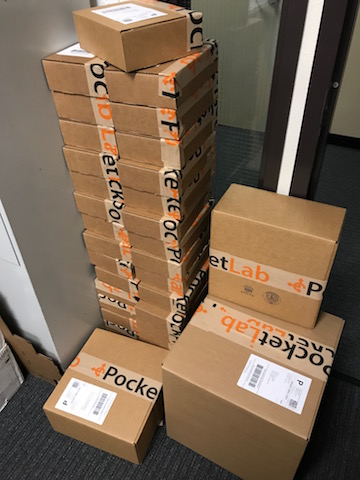 PocketLab Voyagers going to the Post Office