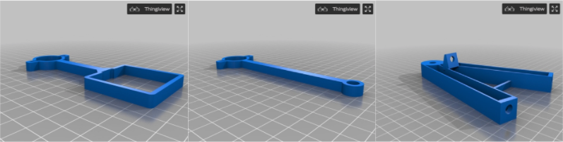 Preview of 3D Printer files for PocketLab Double Pendulum