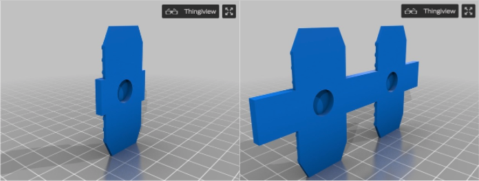 Preview of 3D Printer files for PocketLab HotWheels Track Encoder