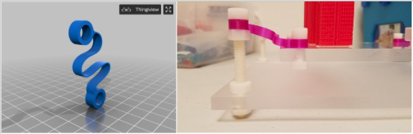 Preview of 3D Printer files for PocketLab Shake Table