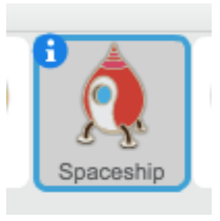 Scratch spaceship sprite