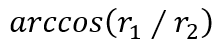 Formula for cricitcal angle