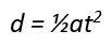 equation for constant force