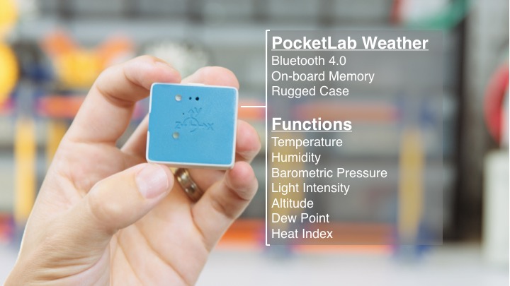 PocketLab Weather feature list