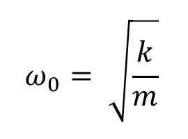 natural frequency equation