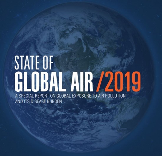 Cover of the State of Global Air 2019 Report