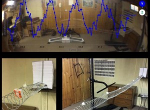 Standing Waves on a Suspended Slinky