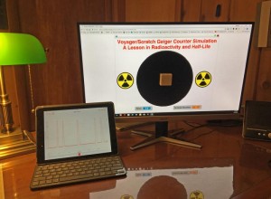 PocketLab/Scratch Geiger Counter Simulation