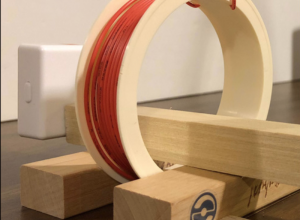 Measuring magnetic field on a current loop's axis