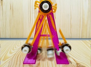 Simple pendulum in motion