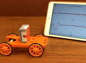 PocketHot measuring position and velocity for calculating kinetic energy.
