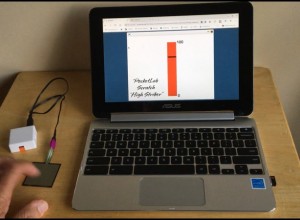 Setup for the Voyager/ScratchX "High Striker" game