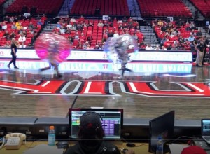 Bumperball Entertainment at a Basketball Game
