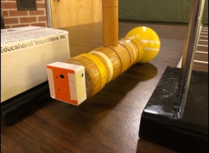 Croquet Mallet Equipped with PocketLab Voyager