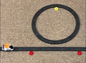 track layout for the intelino/PocketLab Voyager pi lab